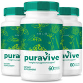 Front view of Puravive weight loss capsules bottle (180 count)