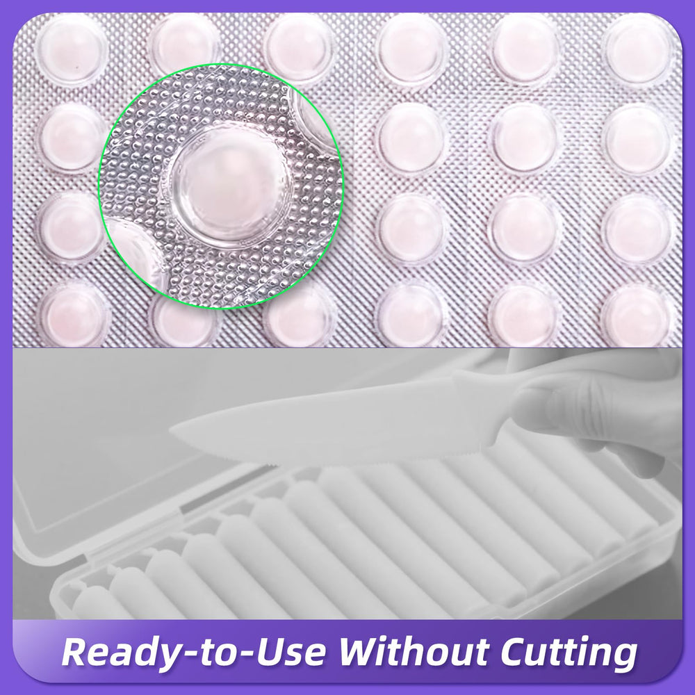 Strawberry-flavored Rizuko orthodontic wax dots for braces
