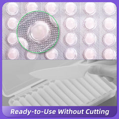 Strawberry-flavored Rizuko orthodontic wax dots for braces