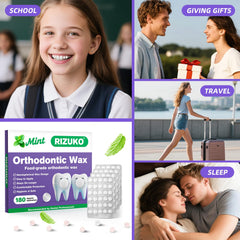 RIZUKO orthodontic wax in a pocket-ready packaging