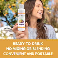 R-Kane Pro-Shot20 pineapple-passion pour showing ready-to-drink convenience.