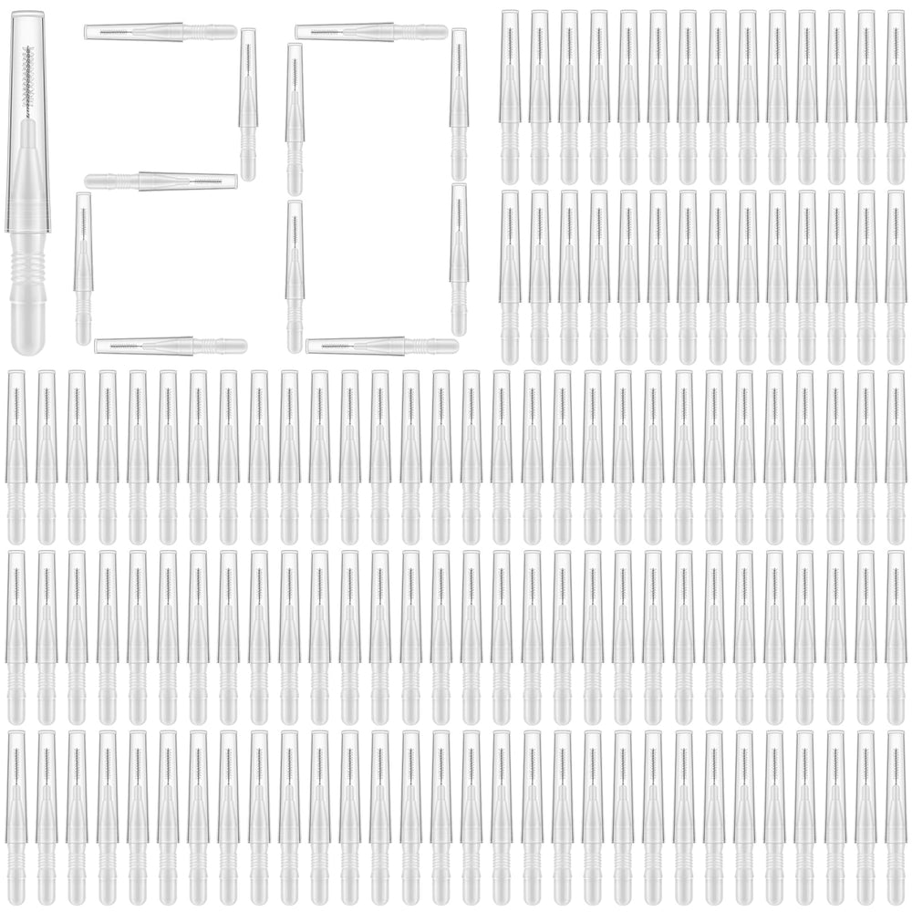 RoadPlum 120Pcs interdental brushes set in white with storage box