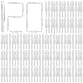 RoadPlum 120Pcs interdental brushes set in white with storage box