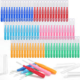 ROADPLUM 120Pcs Interdental Brushes set in six colors
