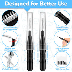 Washable and reusable interdental brushes
