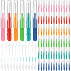 Roadplum 450-piece interdental brushes assortment with color-coded heads