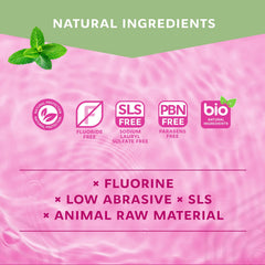Child brushing with R.O.C.S. Junior Toothpaste Berry Mix