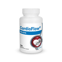 Roex Cardio Flow with EDTA bottle and packaging on white background