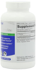 Roex Lysine Proline bottle label close-up