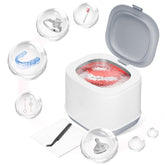 ROLWAY Ultrasonic Retainer Cleaner front view in white