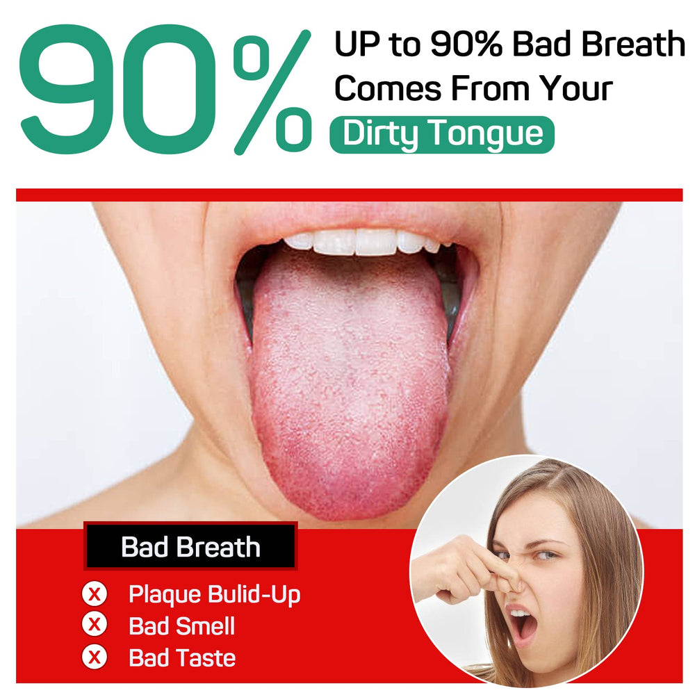 RONAVO Tongue Scraper with Handy Case - Color Option 2