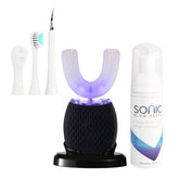 RONGCHUANG Ultrasonic Toothbrush Black main device
