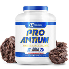 Ronnie Coleman Pro-Antium Whey Protein Powder 5 lb – Double Chocolate Cookie, front view