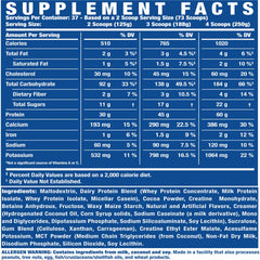 Ronnie Coleman Signature Series King Mass XL on shelf display illustrating mass gainer for bulking journeys.