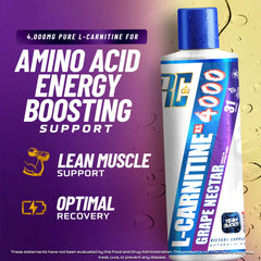 Ronnie Coleman L-Carnitine XS 4000 Liquid label shows Berry Blast flavor for enjoyable taste