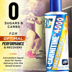 Ronnie Coleman Signature Series L-Carnitine XS 4000 Orange Creamsicle bottle pour