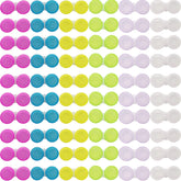 RONYOUNG 60PCS contact lens cases in six color options: pink, blue, green, yellow, white, purple