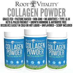 Collagen peptides dissolving in water