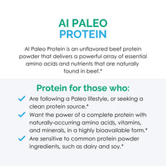 Serving suggestions AI Paleo Protein in smoothies