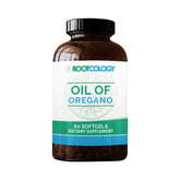 Rootcology Oil of Oregano Softgels bottle with label