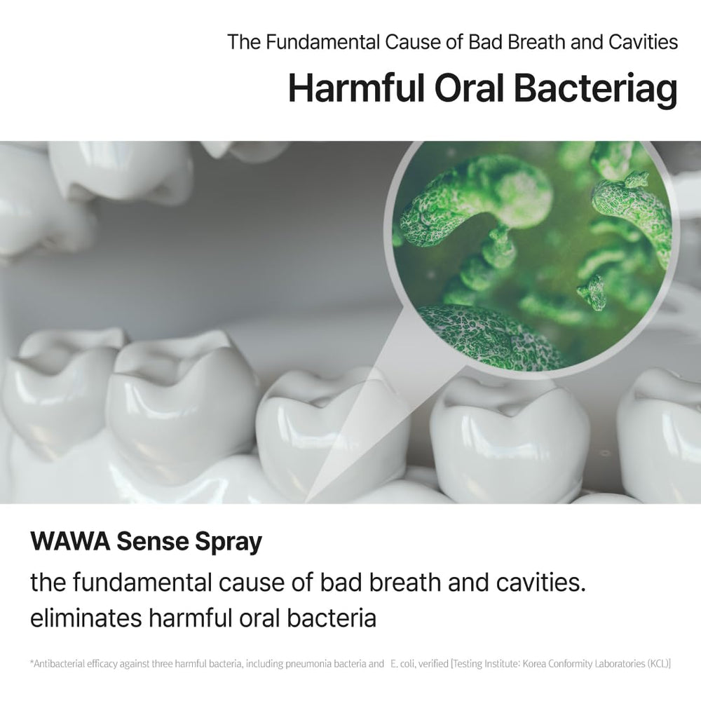 Travel-friendly oral spray in hand