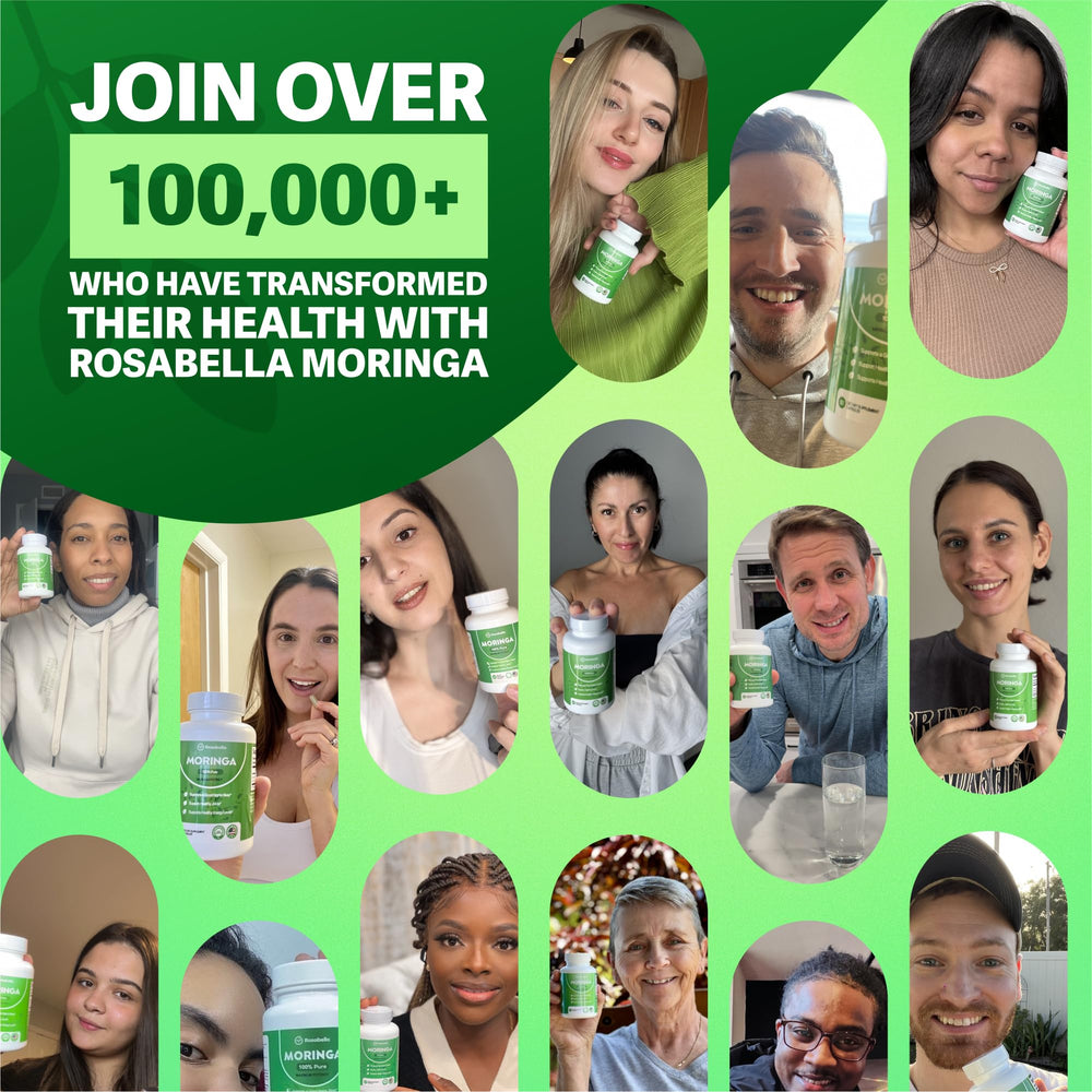 Rosabella Moringa Capsules for skin and immunity benefits