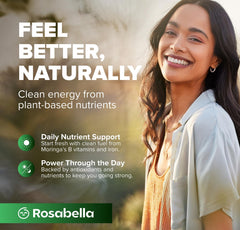Non-GMO Rosabella Moringa Gummies packaging