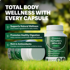 Close-up of Rosabella Organic Superfood supplement bottle