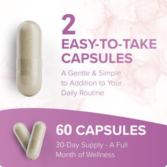 Lifestyle scene with Rosabella saffron capsules on desk