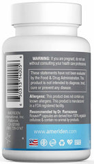 Non-GMO, gluten-free, vegetarian-friendly Rosavin Rhodiola with DNA testing seal