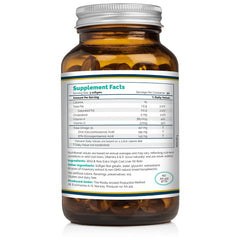 Close-up of Rosita cod liver oil softgels