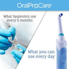 Built-in brushing timer on ROTADENT PROCARE