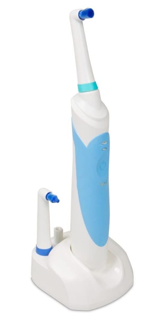 Replacement head attached to ROTADENT ProCare handle