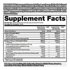 Rowten Connection Venom Extreme pre-workout scoop showcases high-potency energy for workouts.