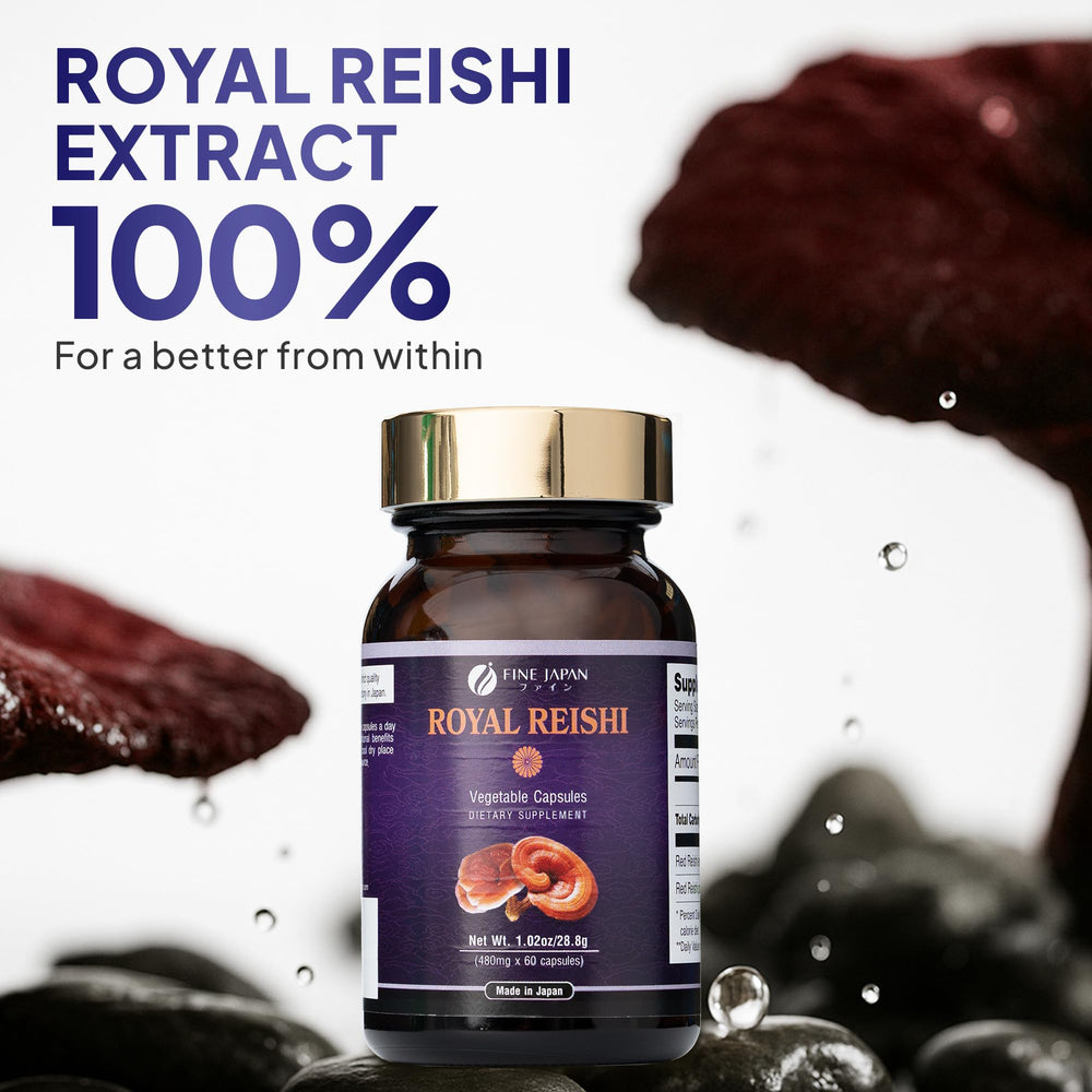Royal Reishi capsules packaging