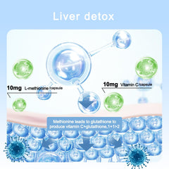 90 vegan capsules bottle for liver detox