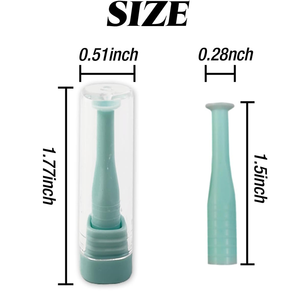 Soft silicone contact lens remover tool for hard and soft lenses
