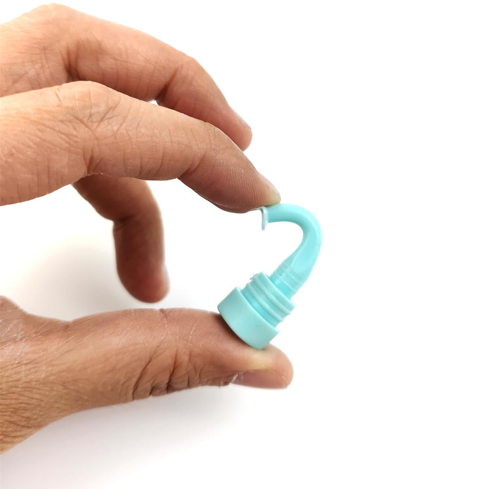 Individual sanitary plastic vial packaging for each remover