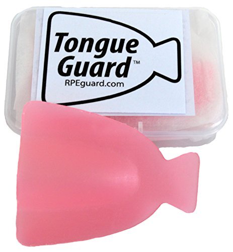 RPE Tongue Guard packaged with case and instruction card