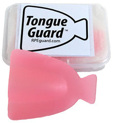 RPE Tongue Guard packaged with case and instruction card
