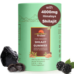 Main product image of Rrubem Shilajit Gummies Blackberry flavor