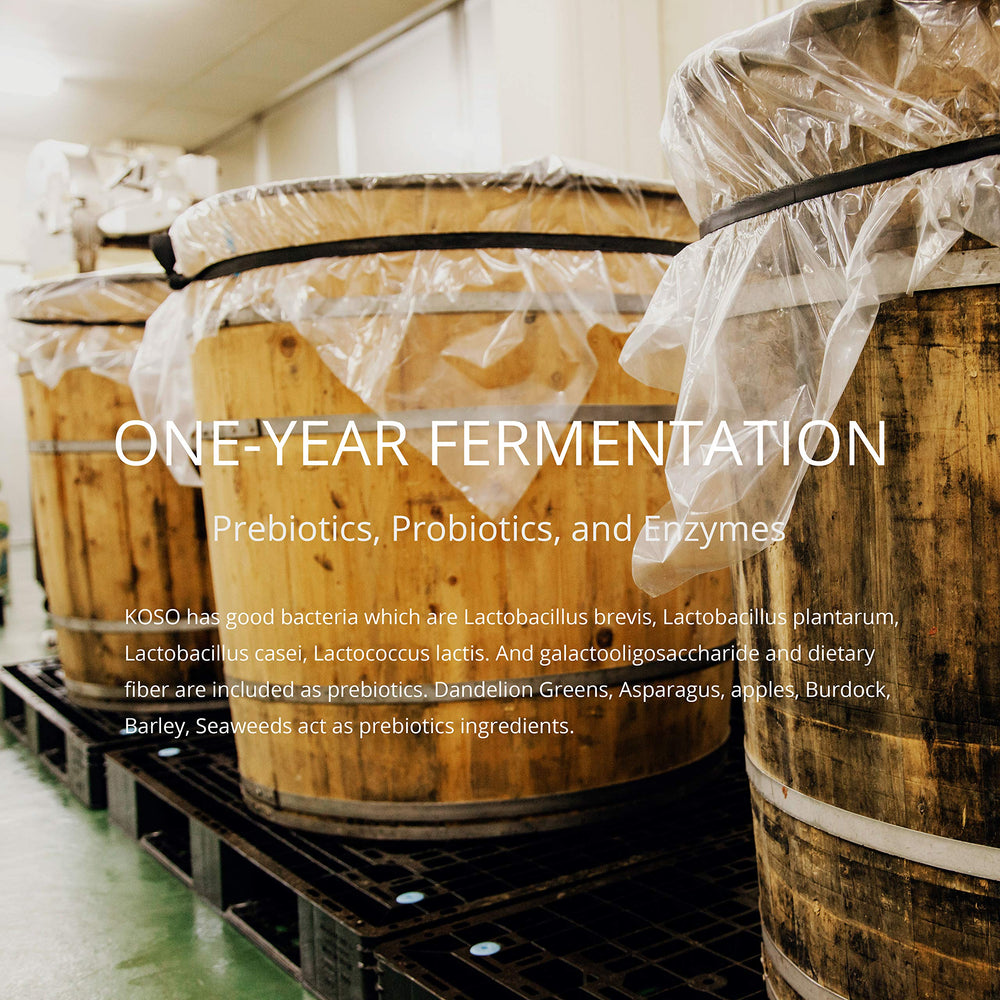 R's KOSO fermentation process scene highlights traditional production.