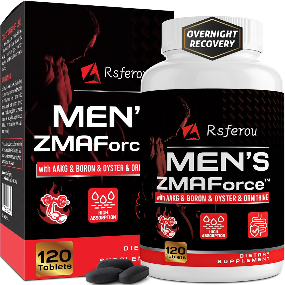 Rsferou ZMAFORCE bottle front view for daily post-workout recovery