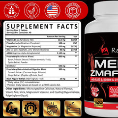Rsferou ZMAFORCE tablets close-up for easy nightly use