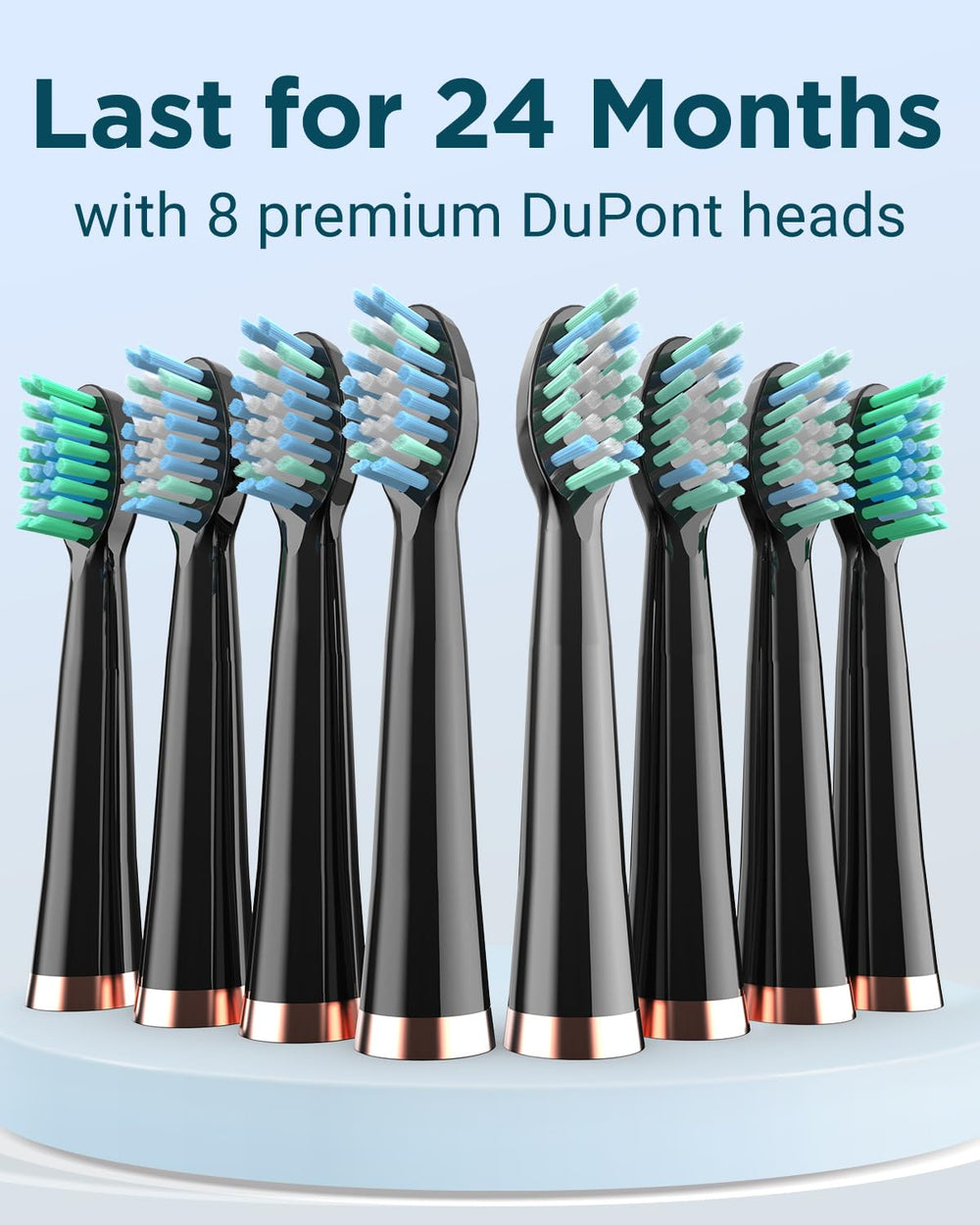 Rtauys toothbrush showing five brushing modes
