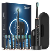 Rtauys M5 Sonic Electric Toothbrush front view in black