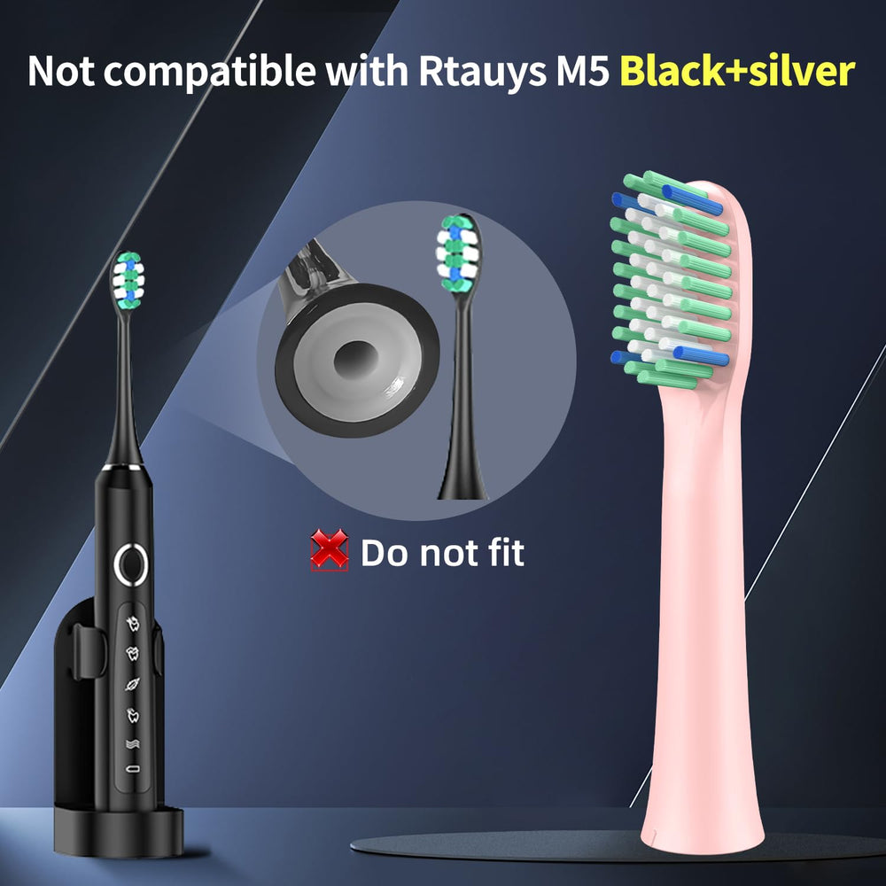 Rtauys M5 compatible replacement head pink with packaging