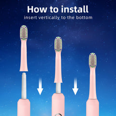 Blue indicator bristles reminding replacement for Rtauys M5 heads