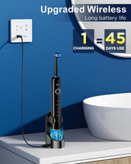 Rtauys R6 travel case with toothbrush and heads