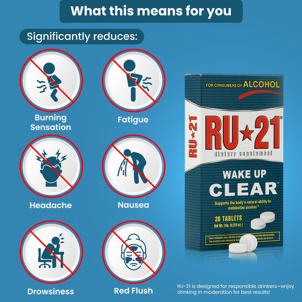 RU-21 bottle with dosage instructions